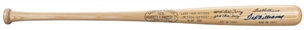 Ted Williams & Bill Terry Dual Signed Hillerich & Bradsby .400 Hitters Bat (Beckett)